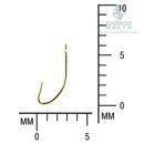 Крючки Higashi Akitakitsune №0.5 Gold 10шт