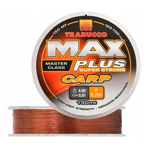 Леска монофильная Trabucco Max Plus Line Carp 150м 0.30мм 8.5кг